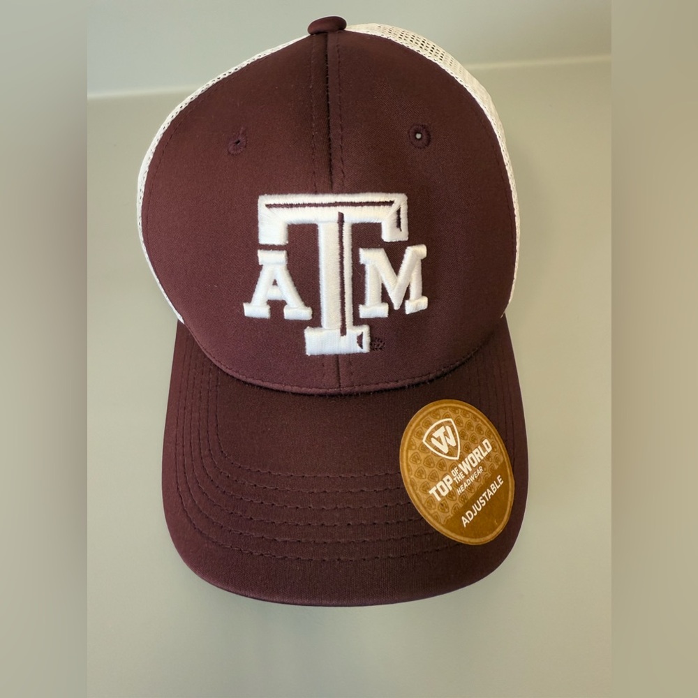Texas A&M Aggies Top of the World Trucker Hat New - Picture 2 of 7